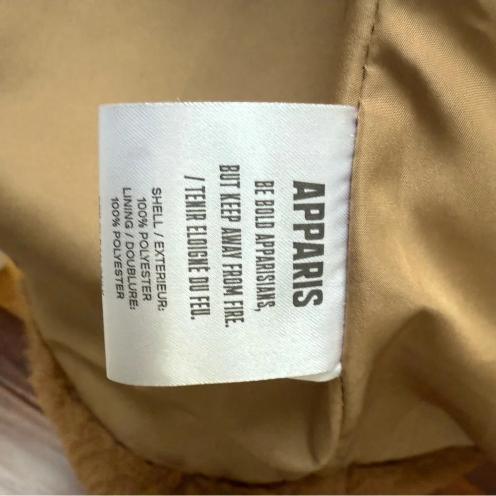 Apparis Camel Faux Fur Women’s Goldy Jacket - Picture 4 of 4